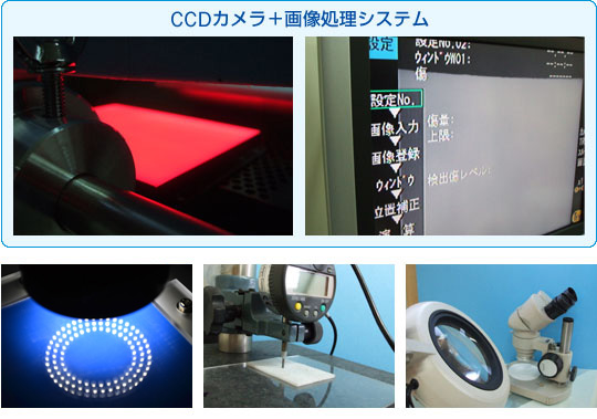CCDカメラ＋画像処理システム